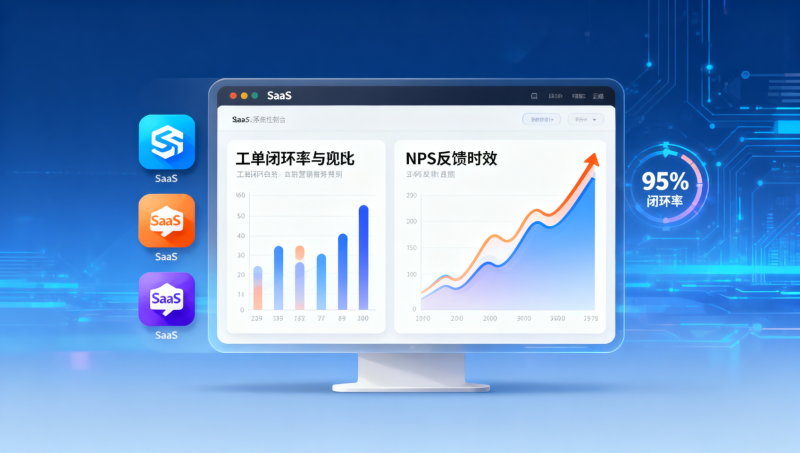 IDC SaaS平台用户满意度工具实测：3款免费版VS付费版在工单闭环率与NPS反馈时效对比