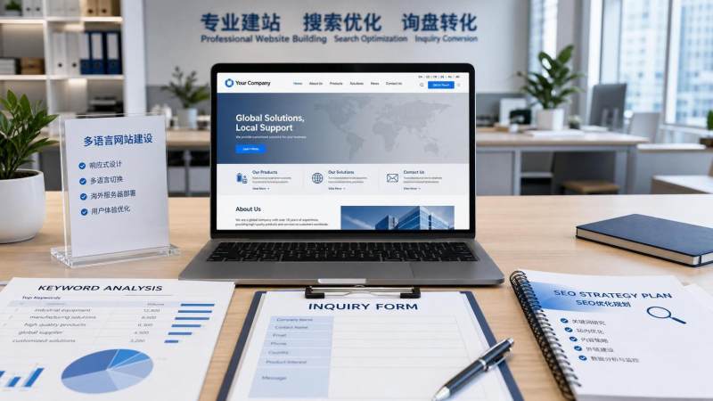 国际网站开发适合外贸企业吗？语言架构、SEO与询盘系统解析
