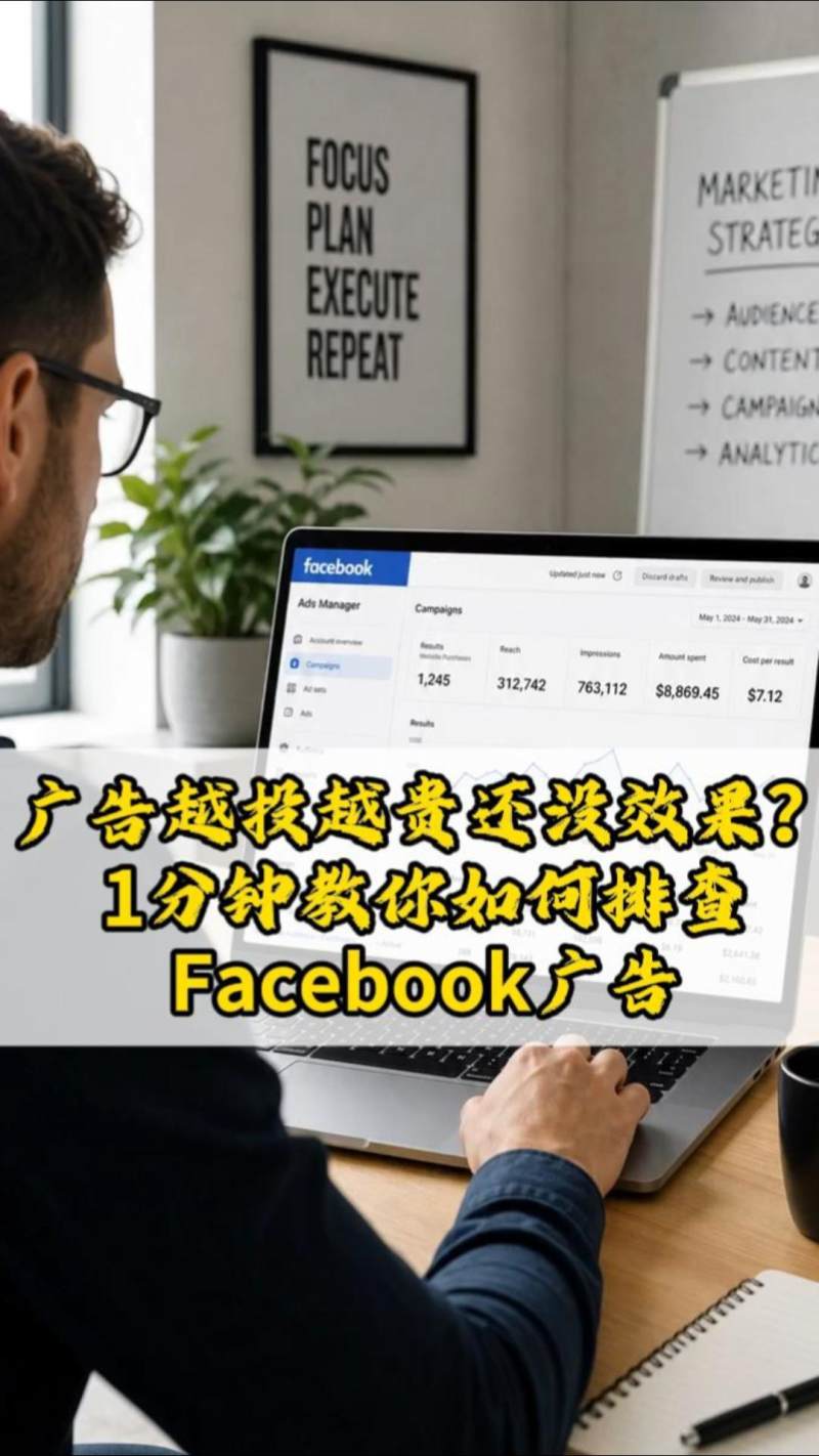 هل تزداد تكلفة الإعلانات كلما أنفقت أكثر ولا تحقق نتائج？تعلّم في 1 دقيقة كيفية تشخيص إعلانات Facebook