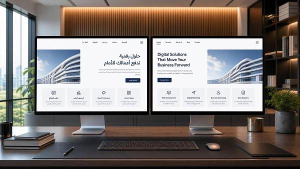 ما الفرق بين تصميم المواقع العربية والمواقع العادية؟ من تنسيق الصفحة إلى تحليل التكيّف الثقافي