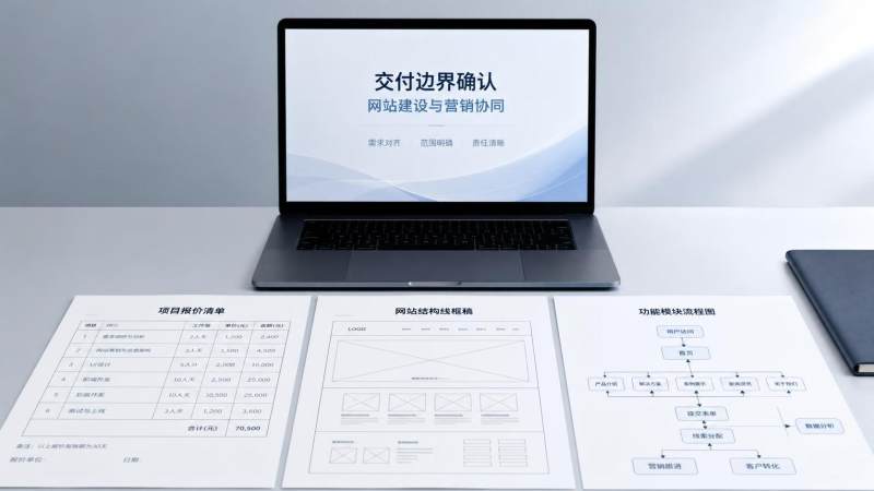 request a free website design quote 前先确认哪些交付边界