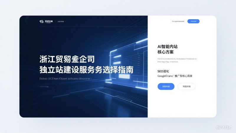 Construction de sites indépendants dans le Zhejiang : Comment les entreprises de commerce extérieur peuvent-elles choisir un fournisseur de services fiable ?