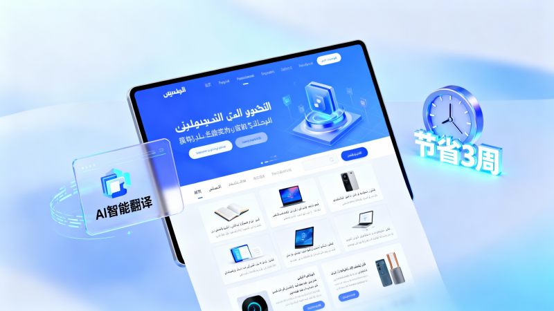 Le déploiement de votre site web en arabe est difficile ? Ce modèle est prêt à l'emploi, économisez 3 semaines
