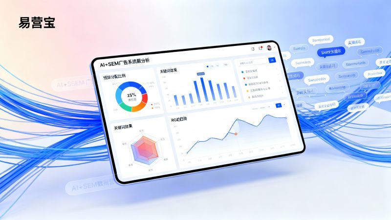 Système de publicité AI+SEM Stratégie de diffusion : Allocation budgétaire, stratégie de mots-clés et évaluation du ROI