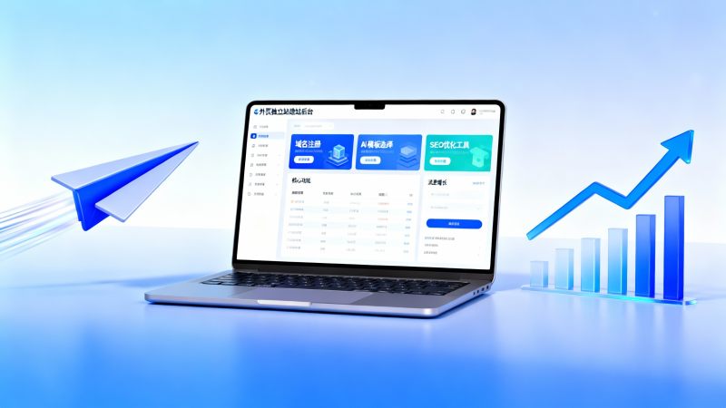 Du nom de domaine à la conversion : Revue complète des sites indépendants de commerce extérieur, comment les modèles AI améliorent la vitesse de mise en ligne par 3 fois ?