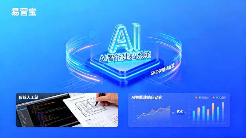Rapport de comparaison du ROI entre le système de création de site intelligent AI EasyYunbao et la création manuelle