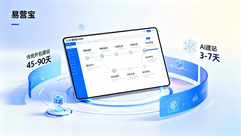 De l'externalisation traditionnelle à la création de sites Web par IA : combien de temps le système de création de sites Web intelligent AI EasyYunbao peut-il économiser pour les projets d'entreprise ?