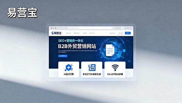 Les sites web de marketing international B2B doivent-ils intégrer des outils d'optimisation SEO ? Une analyse approfondie des fonctionnalités intégrées du constructeur de sites web EYingbao SAAS