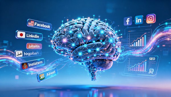 多语言外贸网站社媒营销新趋势:2026年AI驱动的跨文化内容生成已成标配? 多语言外贸网站社媒营销新趋势:2026年AI驱动的跨文化内容生成已成标配?