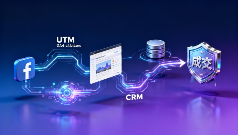 Comment vérifier le ROI d'un système publicitaire basé sur les données ? Suivez le parcours complet de Facebook à la conversion avec UTM+GA4+CRM en boucle fermée