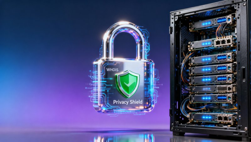 Le prix de l'enregistrement du nom de domaine comprend la « protection de la confidentialité », mais la consultation du fichier WHOIS révèle tout de même l'adresse e-mail de l'administrateur