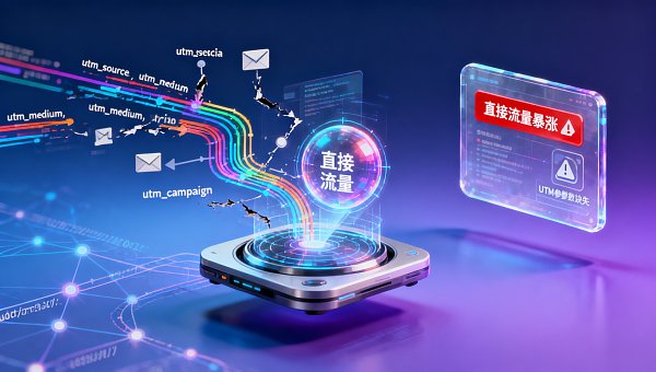 网站流量分析工具显示‘直接流量暴涨’,可能是UTM参数丢失导致归因混乱 L'outil d'analyse du trafic du site affiche une 'augmentation soudaine du trafic direct', probablement due à la perte des paramètres UTM entraînant une confusion dans l'attribution