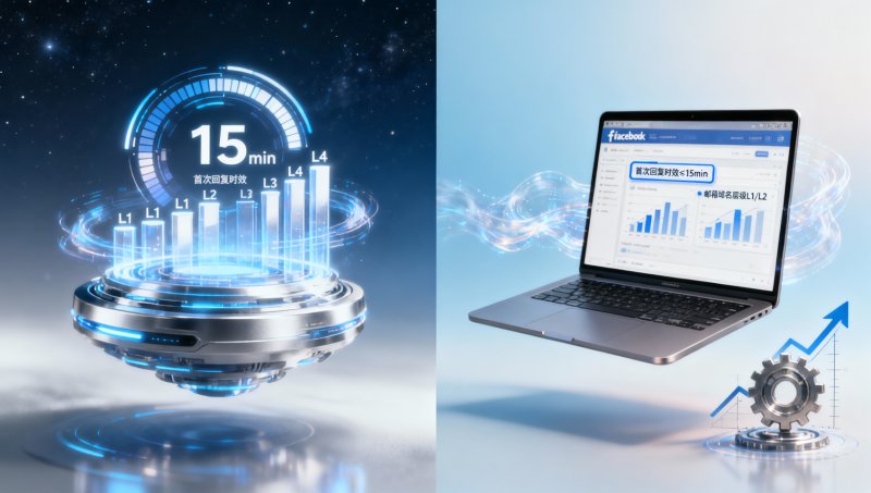 L'optimisation des publicités Facebook ne se limite pas au CPC. Pour les pistes B2B, la qualité dépend du 'temps de réponse initial' et du 'niveau de domaine de l'e-mail'