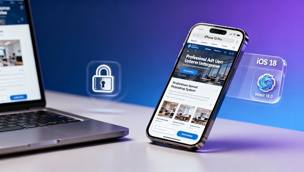响应式企业建站系统优势被高估?真实测试:部分模板在iOS 18 Safari下布局错乱 L'avantage des systèmes de création de sites web réactifs pour les entreprises est-il surestimé ? Test réel : certains modèles présentent des problèmes de mise en page sous iOS 18 Safari