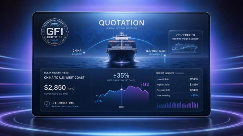 L'Alliance maritime mondiale publie une alerte sur les tarifs de transport pour le mois de mai : les liaisons Chine-Côte ouest des États-Unis doivent intégrer un calculateur de frais de transport en temps réel