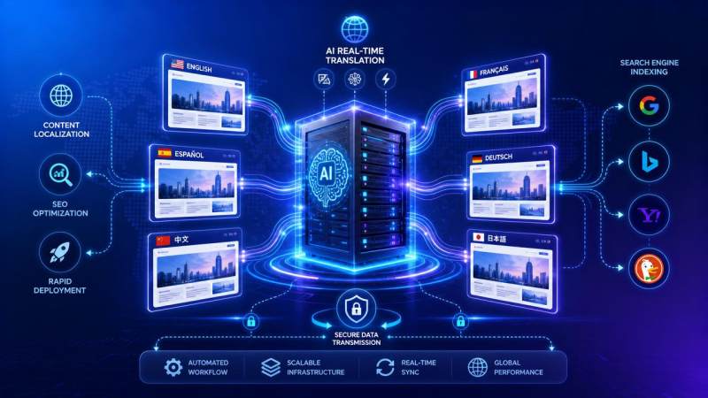 La traduction IA en temps réel convient-elle aux sites web multilingues