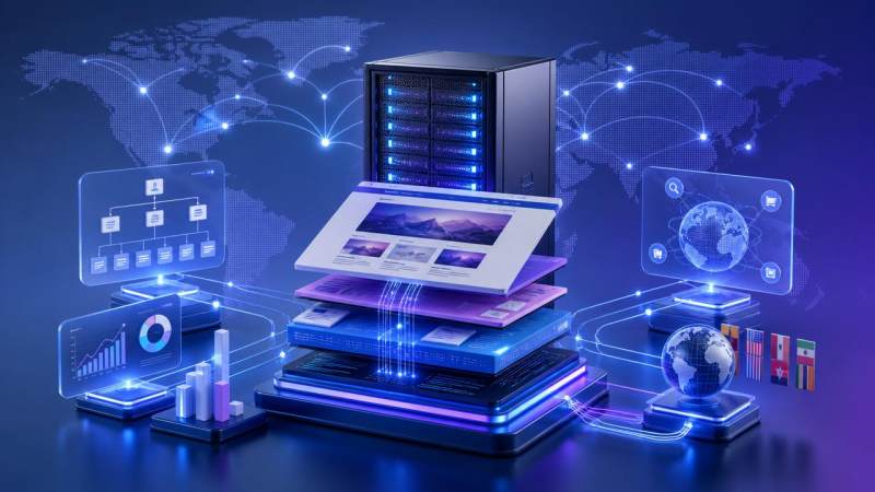 Que comprend généralement la livraison d’un service de création de site web transfrontalier