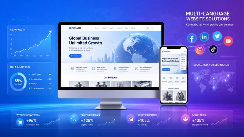Comment promouvoir plus rapidement et efficacement un site web multilingue de commerce extérieur après sa création