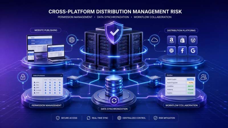 Quels risques de gestion les outils de diffusion multi-plateforme peuvent-ils entraîner