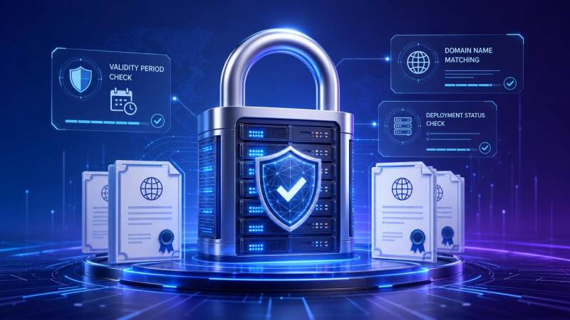 Que faut-il vérifier avant l’expiration du certificat SSL