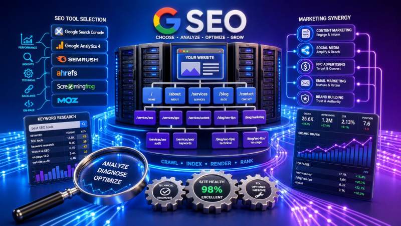 Guide de sélection des outils d’optimisation SEO Google