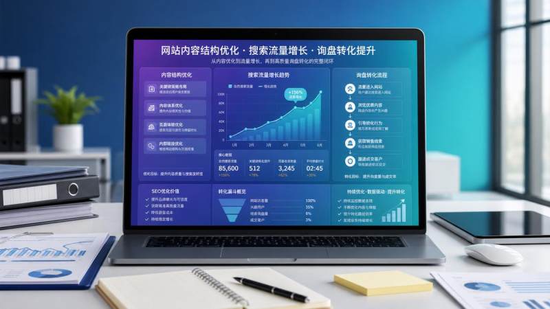 企业网站优化包含哪些内容？从流量获取到询盘转化的完整拆解