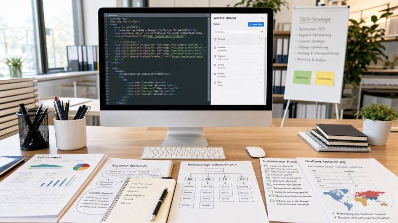 Que faire si le classement SEO d’un site de commerce extérieur en allemand ne progresse pas ? Vérification point par point, des mots-clés à hreflang