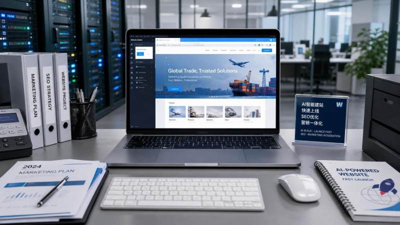 La plateforme de création de sites web par AI convient-elle aux entreprises de commerce extérieur sans équipe technique？Analyse de l’efficacité de mise en ligne et des limites ultérieures