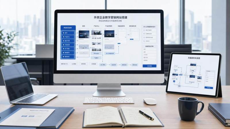 Que doit inclure la création d’un site web de marketing numérique pour les entreprises de commerce extérieur？Conception des rubriques、des demandes de renseignements et des parcours de conversion