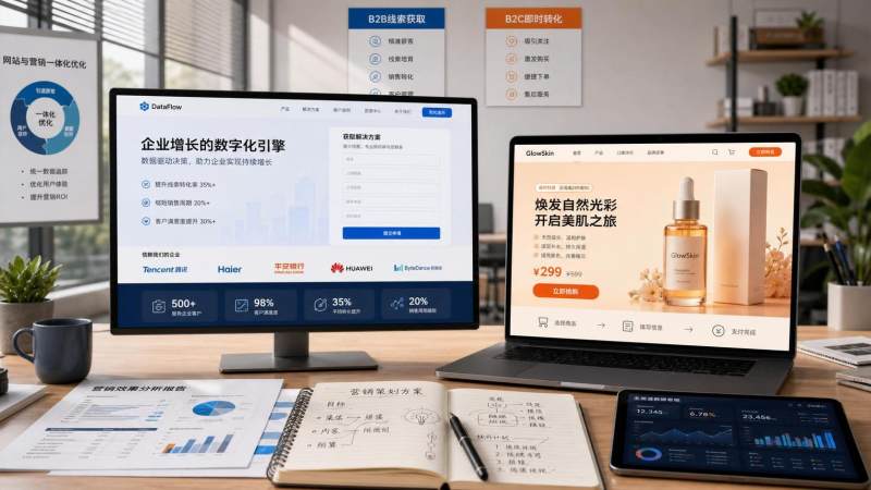 Les pages d'atterrissage B2B et B2C nécessitent-elles les mêmes priorités d'optimisation ? Analyse des différences entre les chemins de conversion