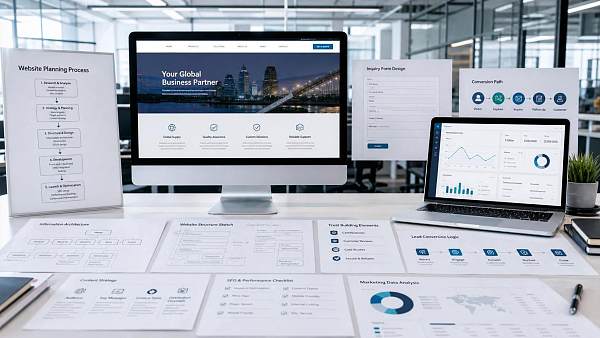 Comment rendre les sites web de commerce extérieur basés sur les demandes de renseignements plus efficaces ? Stratégies de transformation : de la structure des pages à la conception des formulaires.