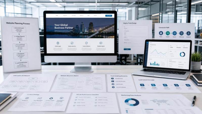 Comment rendre les sites web de commerce extérieur basés sur les demandes de renseignements plus efficaces ? Stratégies de transformation : de la structure des pages à la conception des formulaires.