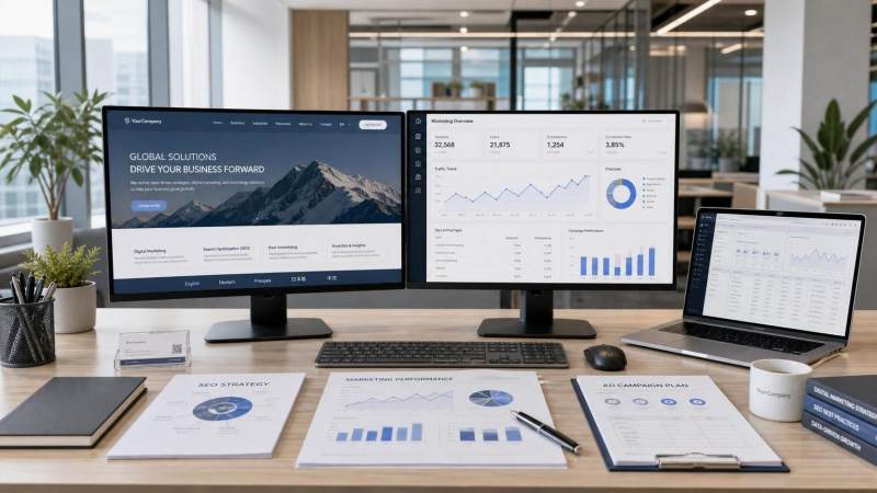 Comment promouvoir le marketing numérique international ? Analyse des combinaisons de canaux couramment utilisées et du rythme de déploiement pour les entreprises B2B