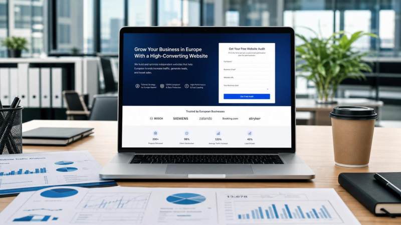 Comment optimiser le taux de conversion d'une page de destination d'un site indépendant sur le marché européen ? Disposition du formulaire, des éléments de confiance et du CTA