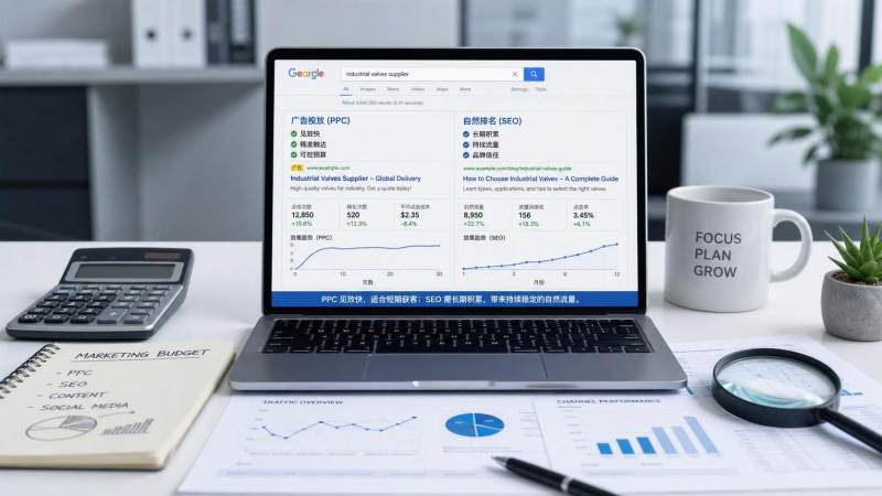 Lequel est le plus adapté pour l’acquisition initiale de clients B2B à l’étranger, PPC ou SEO ? Analyse comparative du budget et du délai