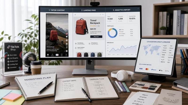 Comment générer du trafic vers un site indépendant TikTok à l’étranger ? Décryptage de la chaîne de conversion du contenu à la landing page