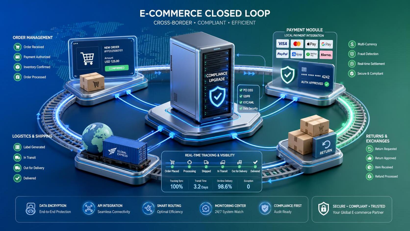 Exigences SEACOM : le site indépendant doit intégrer les paiements locaux et le suivi des retours Exigences SEACOM : le site indépendant doit intégrer les paiements locaux et le suivi des retours