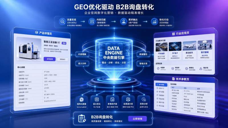 À quelles pages de demande de renseignements B2B l’optimisation GEO convient-elle ?