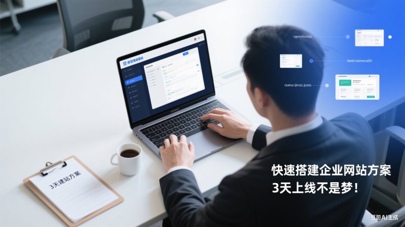 Solución de construcción rápida de sitios web: ¡No es un sueño estar en línea en 3 días!