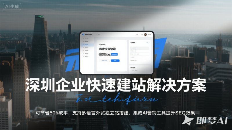 Recomendación de herramientas para construcción rápida de sitios web en Shenzhen, ¡ahorrando 50% en costos!