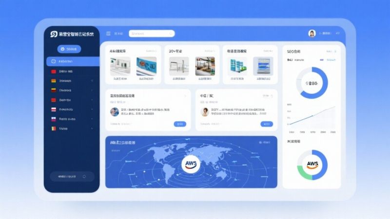 Construcción inteligente Eyingbao: ¡Crea fácilmente sitios web multilingües sin saber programación!