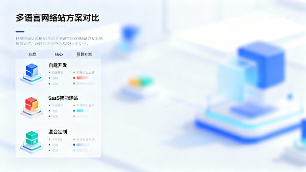多语言网站建设预算如何估算?三种方案对比与性价比分析 ¿Cómo estimar el presupuesto para construir sitios multilingües? Comparación y análisis de relación calidad-precio de tres soluciones