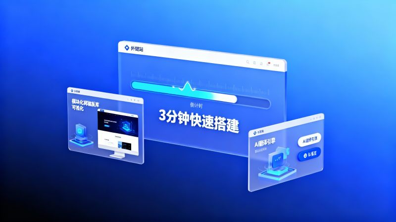 Prueba real de plataformas SaaS de creación de sitios web globales: Demostración operativa de cómo construir un sitio web de comercio exterior en 3 minutos