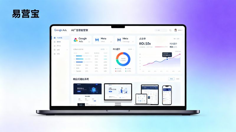 ¿El administrador inteligente de anuncios con IA tiene un alto costo de uso? Combinado con un sistema de creación de sitios web receptivos para lograr la optimización automática de anuncios.