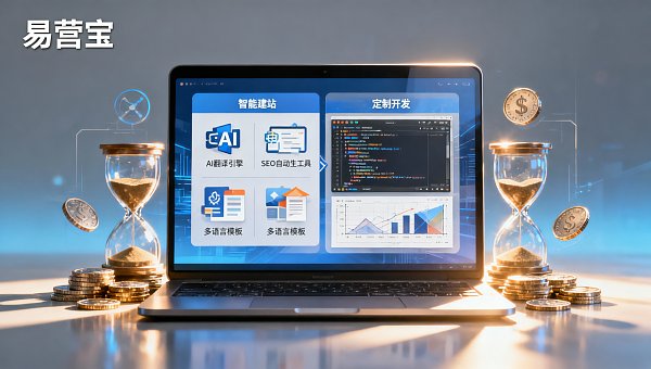 ¿Las empresas de comercio exterior eligen construcción de sitios web inteligentes o desarrollo personalizado? Desglose tridimensional de costos, plazos y efectos SEO