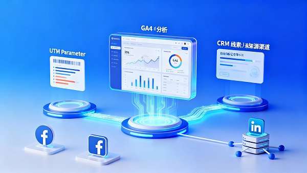 ¿Es difícil atribuir el rendimiento del marketing en redes sociales de un sitio web de comercio exterior multilingüe? Guía práctica del esquema de seguimiento de tres vías UTM+GA4+CRM