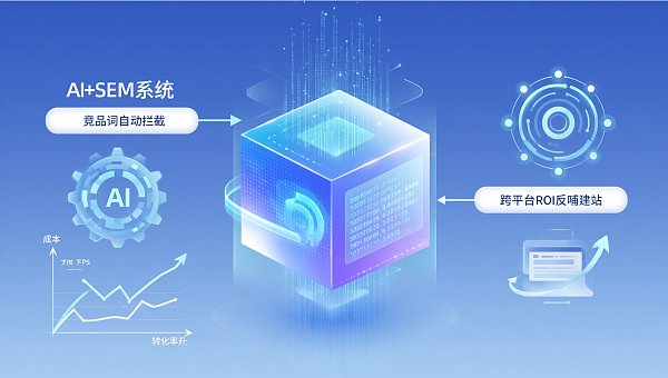 Grabación real de la actualización del sistema de anuncios AI+SEM para 2026: Nuevas funciones 「Intercepción automática de palabras clave de competencia」 y 「Sitio web de retroalimentación de ROI multiplataforma」 con doble motor