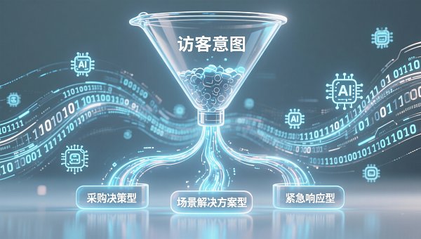 外贸网站转化率提升底层逻辑:不是流量少,而是3类访客意图未被AI识别|AI 建站学院 La lógica subyacente de la mejora de las tasas de conversión de los sitios web de comercio exterior: no se trata del bajo tráfico, sino de tres tipos de intenciones de los visitantes que la IA no reconoce|AI Website Building Academy