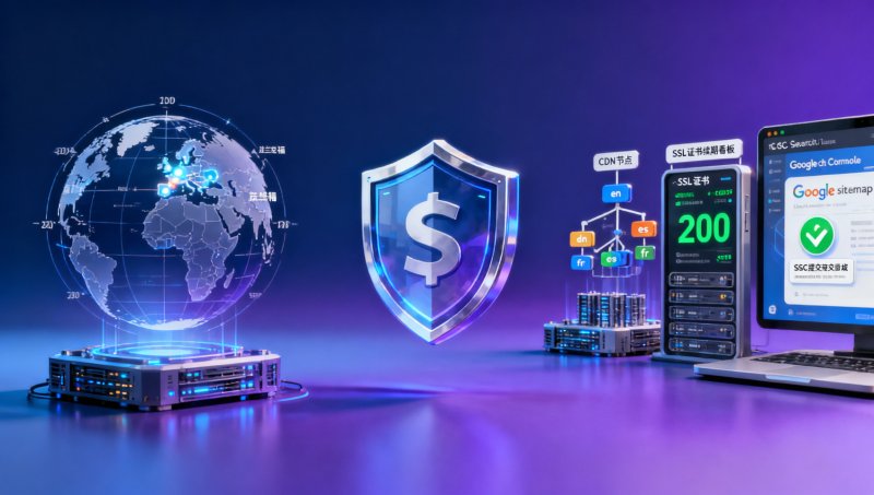3 responsabilidades ocultas no escritas en el contrato de servicios de construcción de sitios web transfronterizos: propiedad de los nodos CDN, entidad de renovación de certificados SSL, registros de envío de sitemaps multilingües
