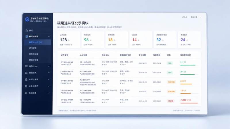 Nueva normativa SASO de Arabia Saudita: el sitio web oficial debe publicar la certificación de huella de carbono de los proveedores chinos